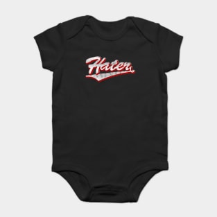 Funny Vintage Hater Baby Bodysuit